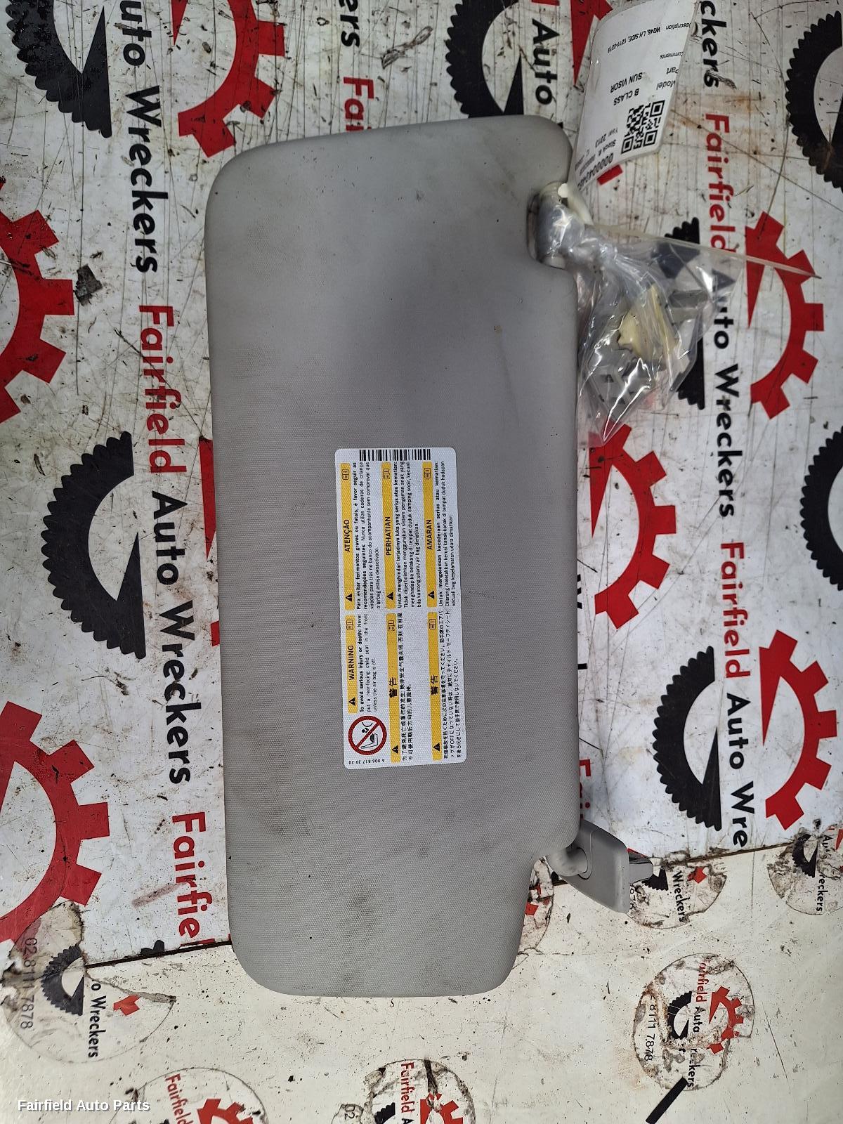 2011-2019 Mercedes B Class Sunvisor