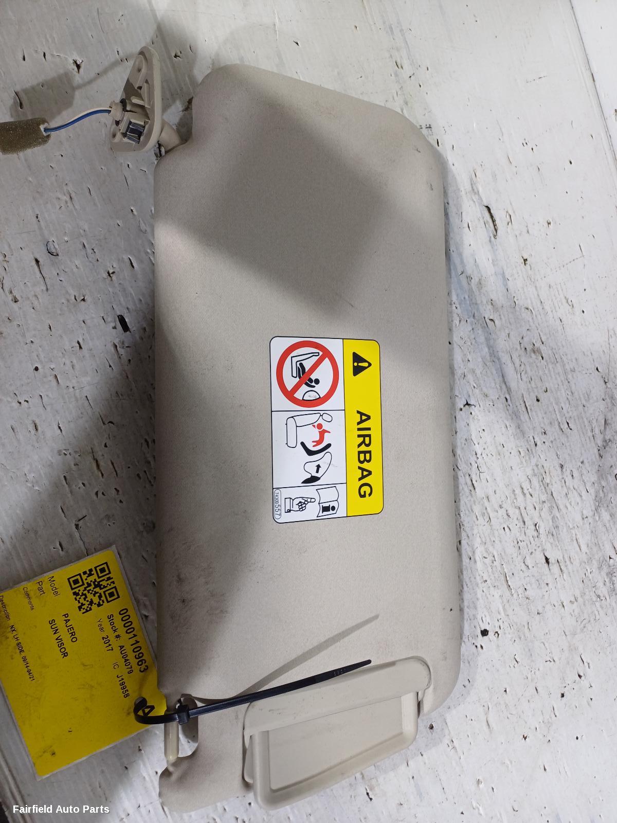 2014-2021 Mitsubishi Pajero Sunvisor