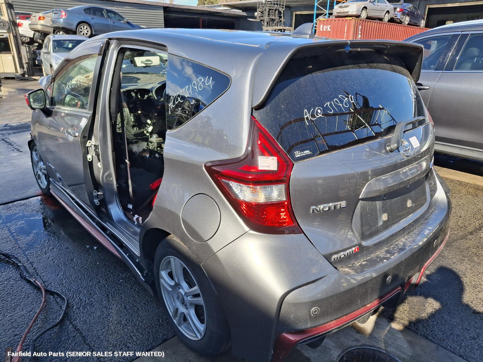 2012-2020 Nissan Note R Bar Bracket Reinfo