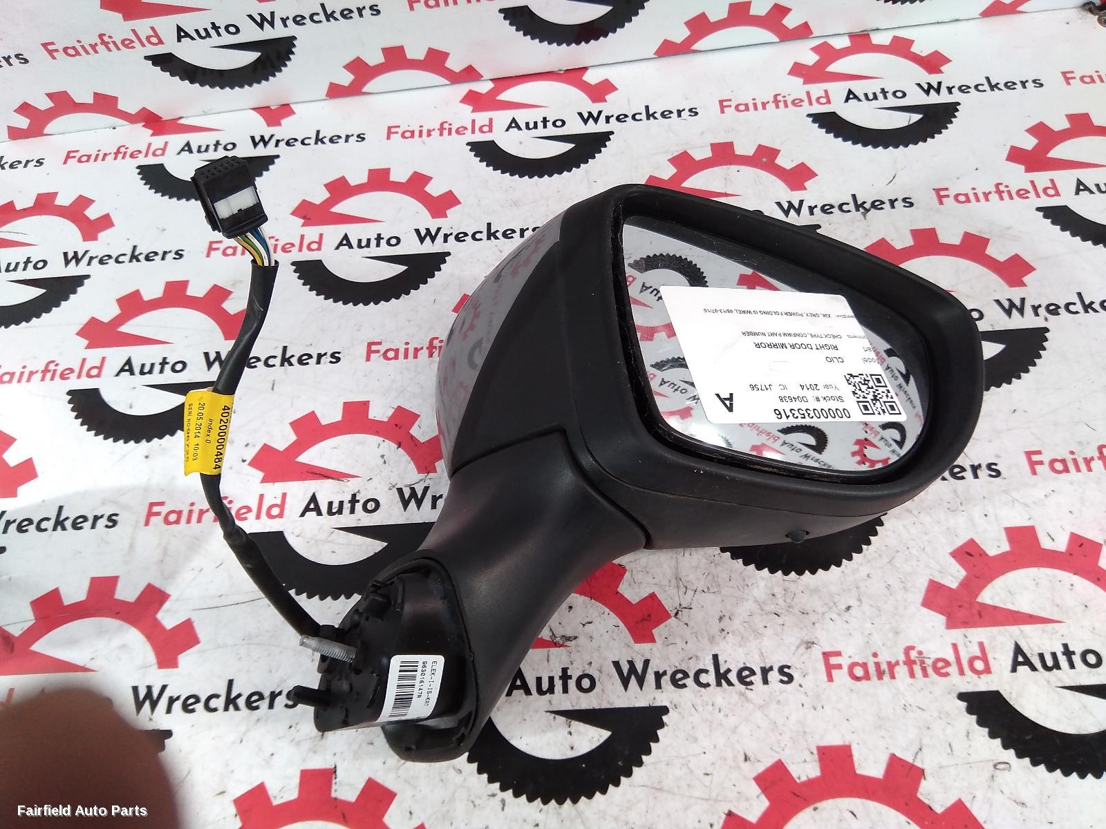 2013-2016 Renault Clio Right Door Mirror