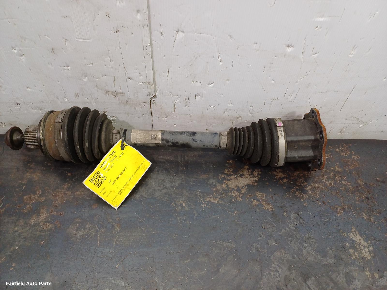 2015-2025 Audi Q7 Left Driveshaft