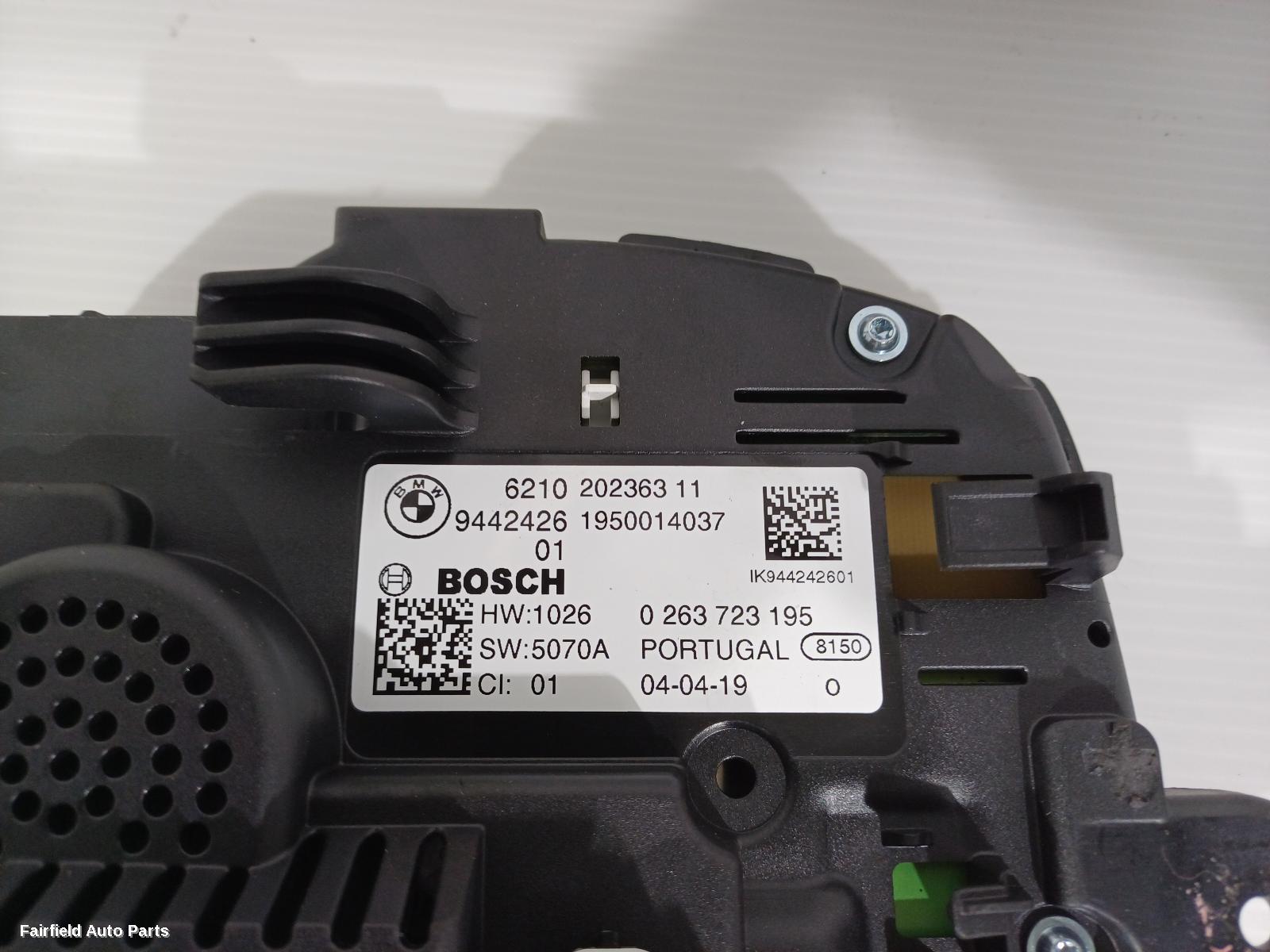 2017-2019 Bmw X3 Instrument Cluster