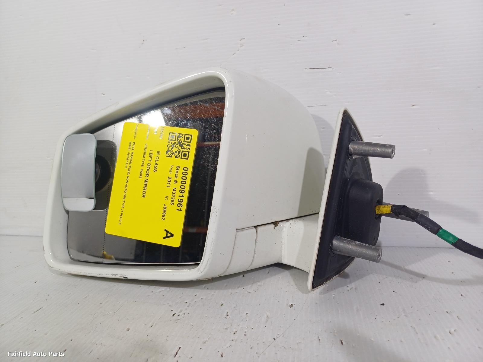 2008-2011 Mercedes M Class Left Door Mirror