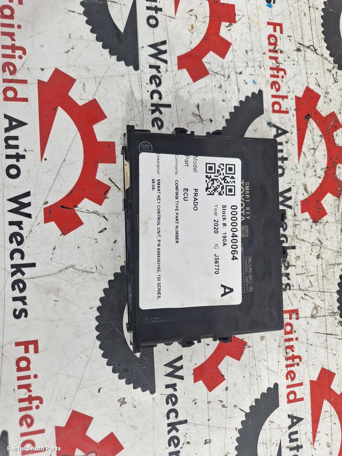 2019-2022 Toyota Prado Ecu
