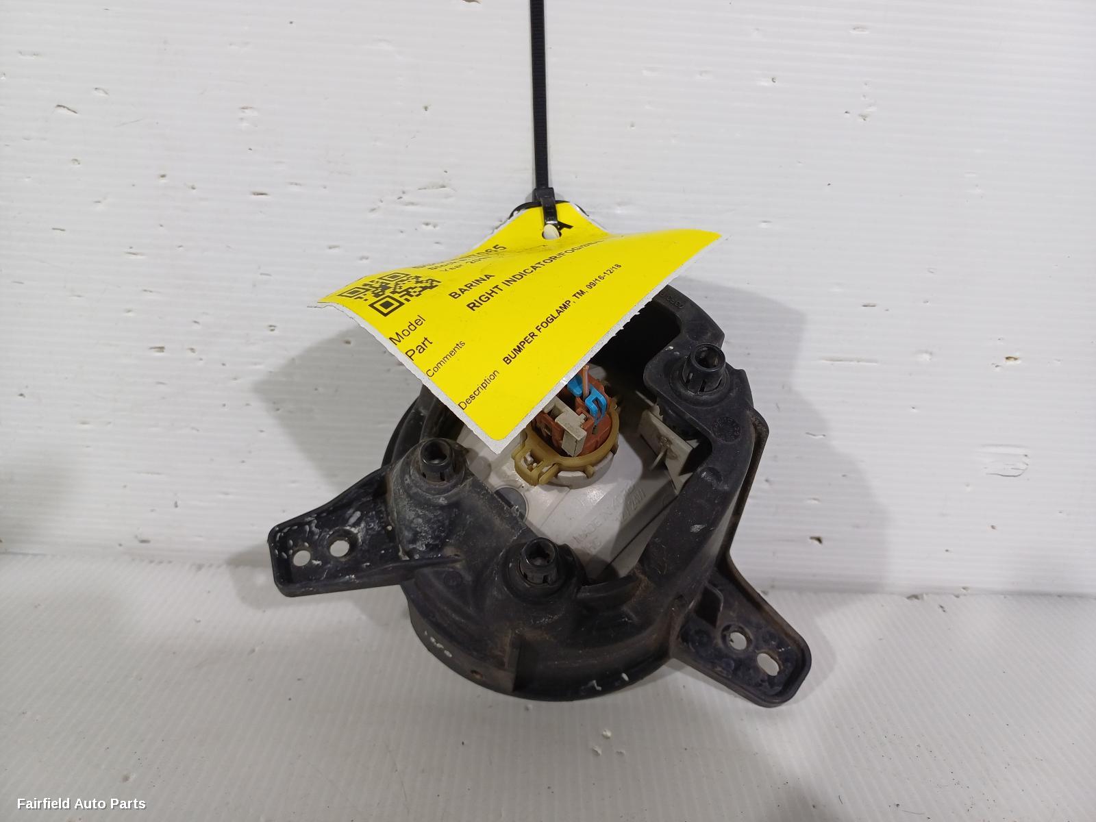 2016-2018 Holden Barina Right Indicator Fog Side