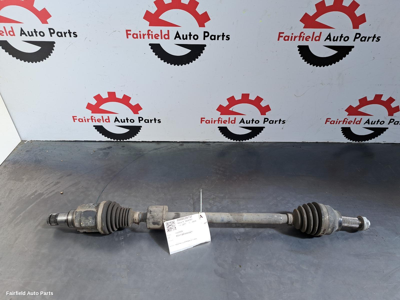 2011-2016 Mini Cooper Right Driveshaft