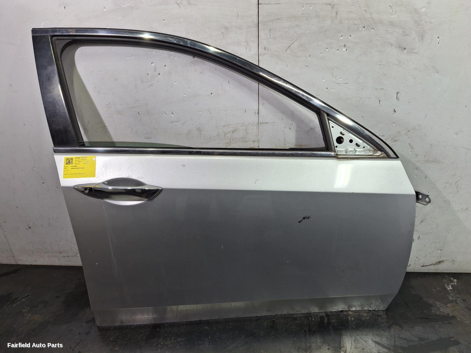 2008-2015 Honda Accord Right Front Door