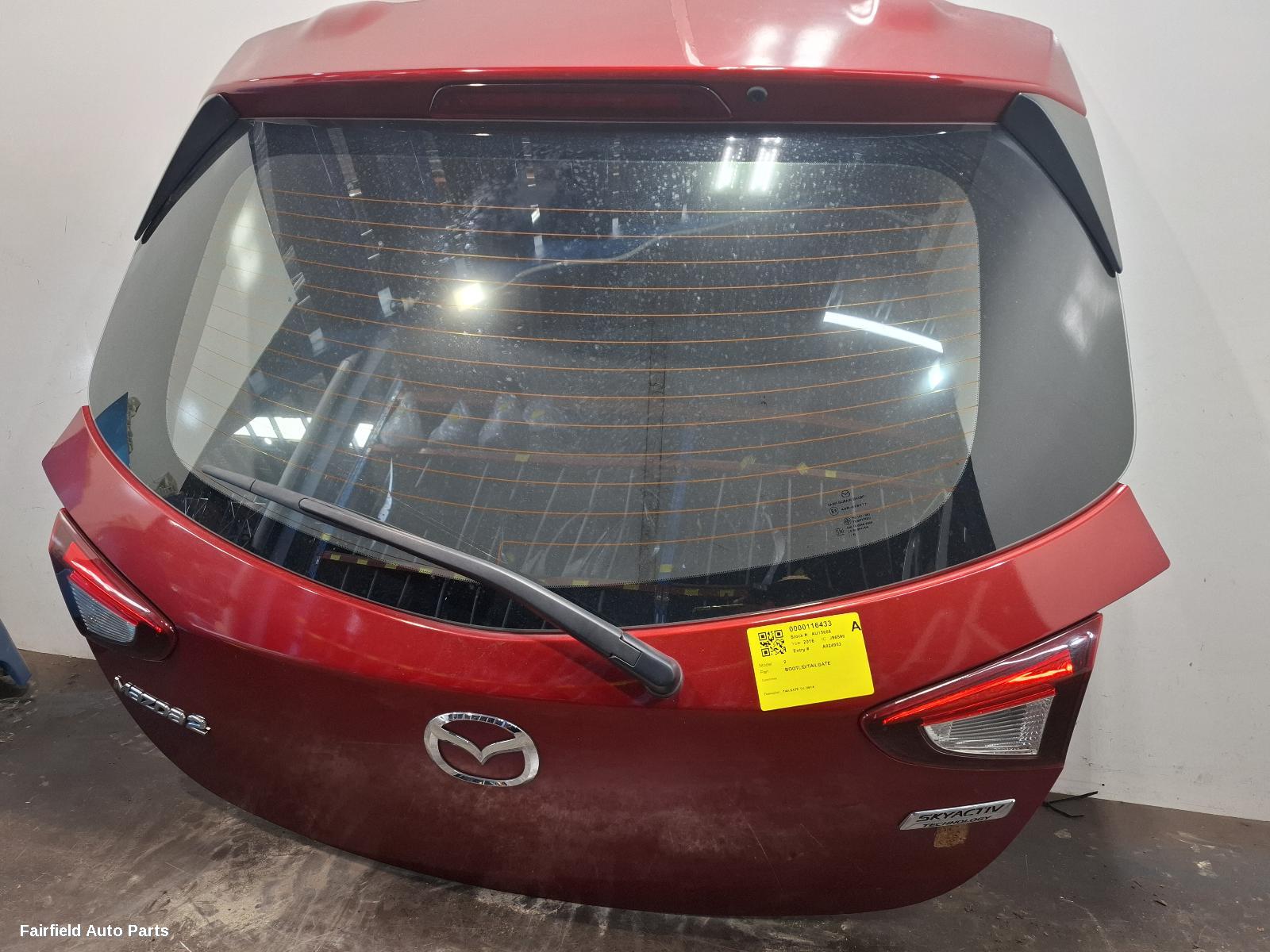 2014-2025 Mazda 2 Bootlid Tailgate
