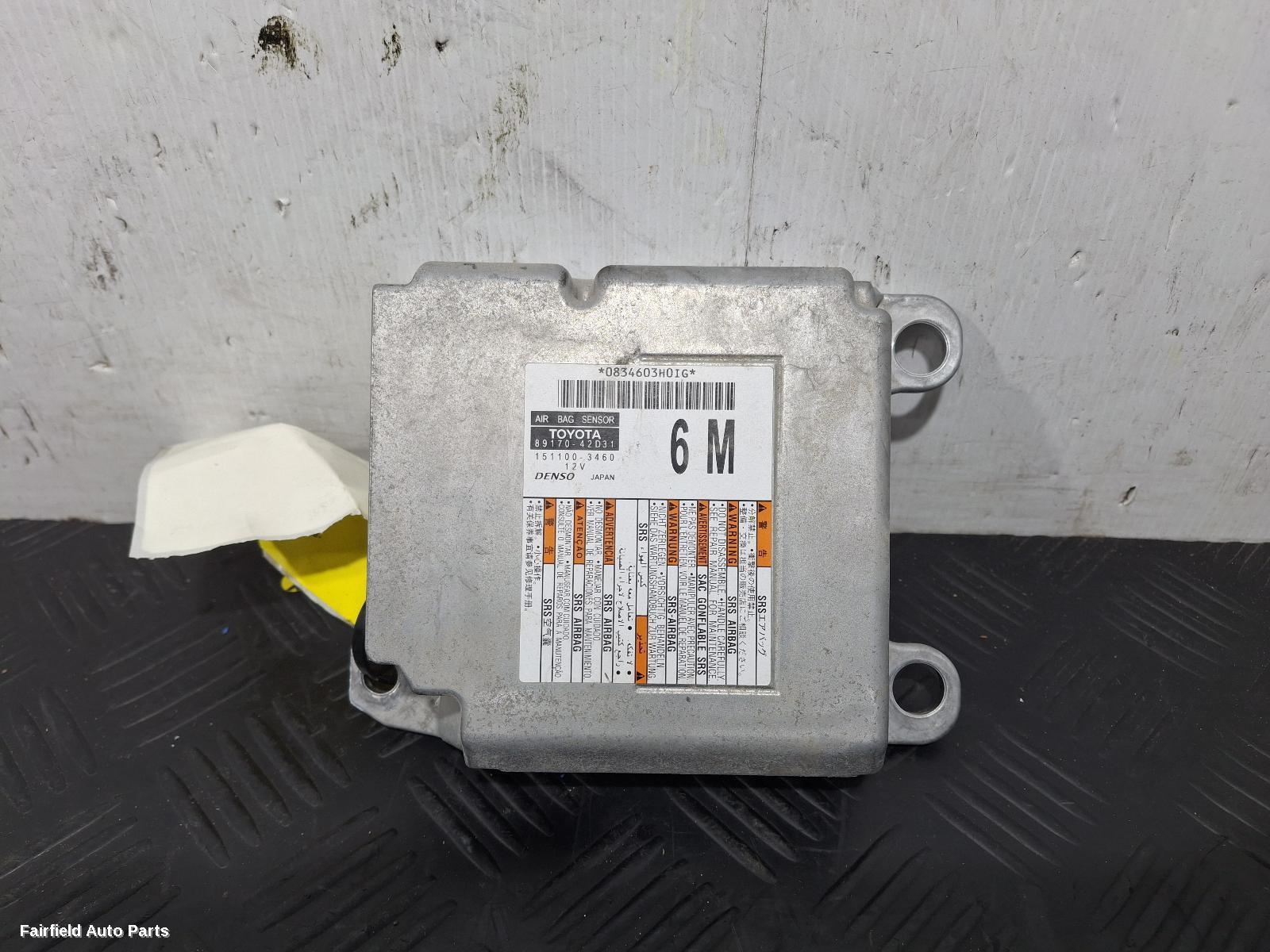 2018-2025 Toyota Rav4 Airbag Module Sensor