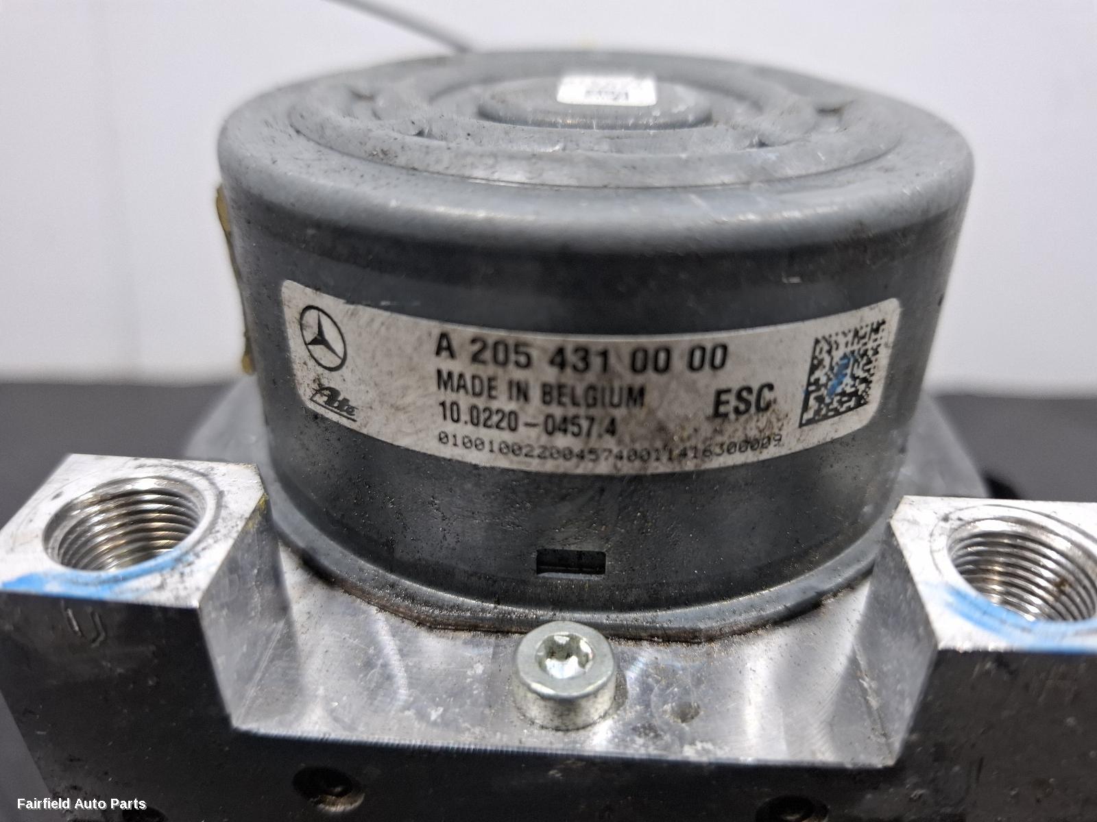 2014 Mercedes C Class Abs Pump Modulator