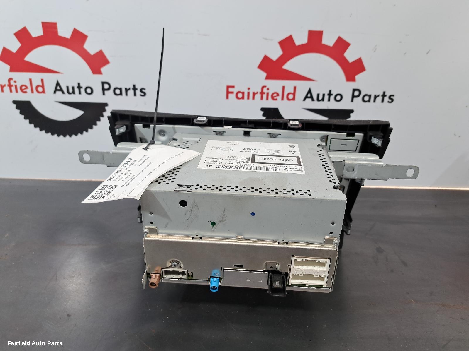 2013-2021 Nissan Qashqai Radio Cd Dvd Sat Tv