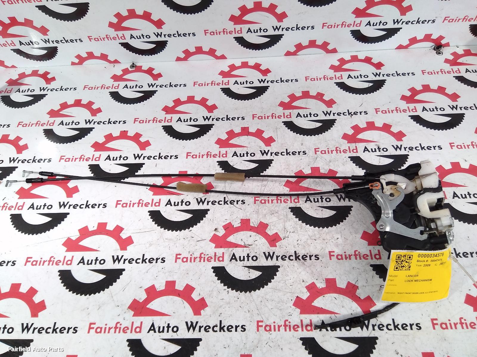 2009 Mitsubishi Lancer Door Boot Gate Lock