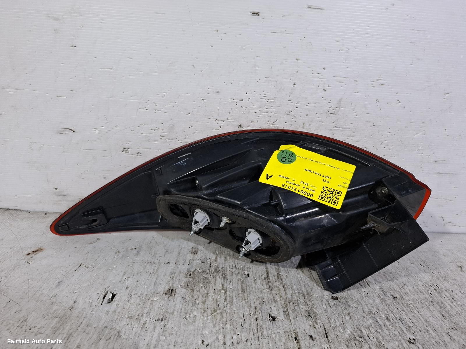 2012-2016 Mazda Cx5 Left Taillight