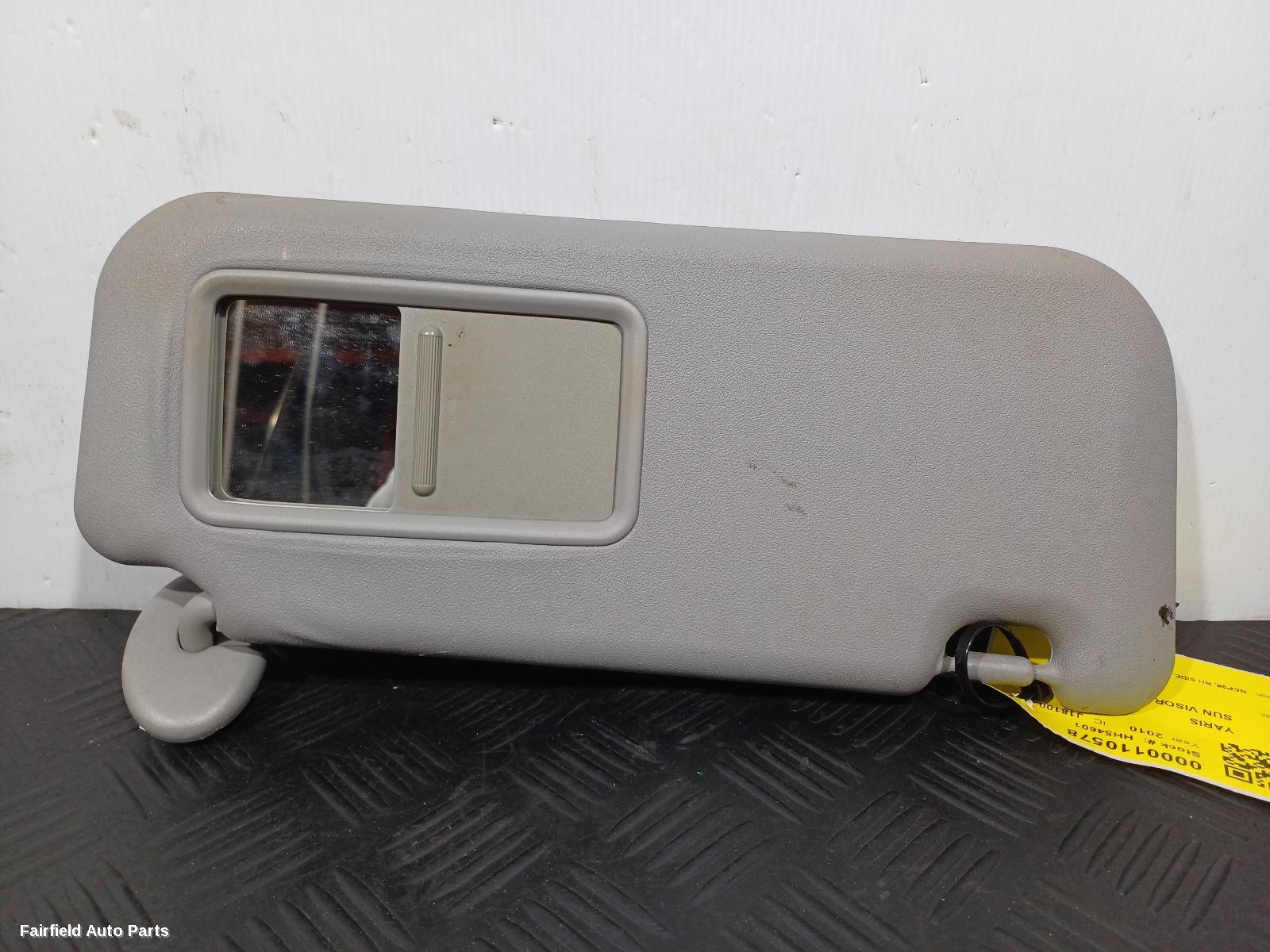 2005-2016 Toyota Yaris Sunvisor