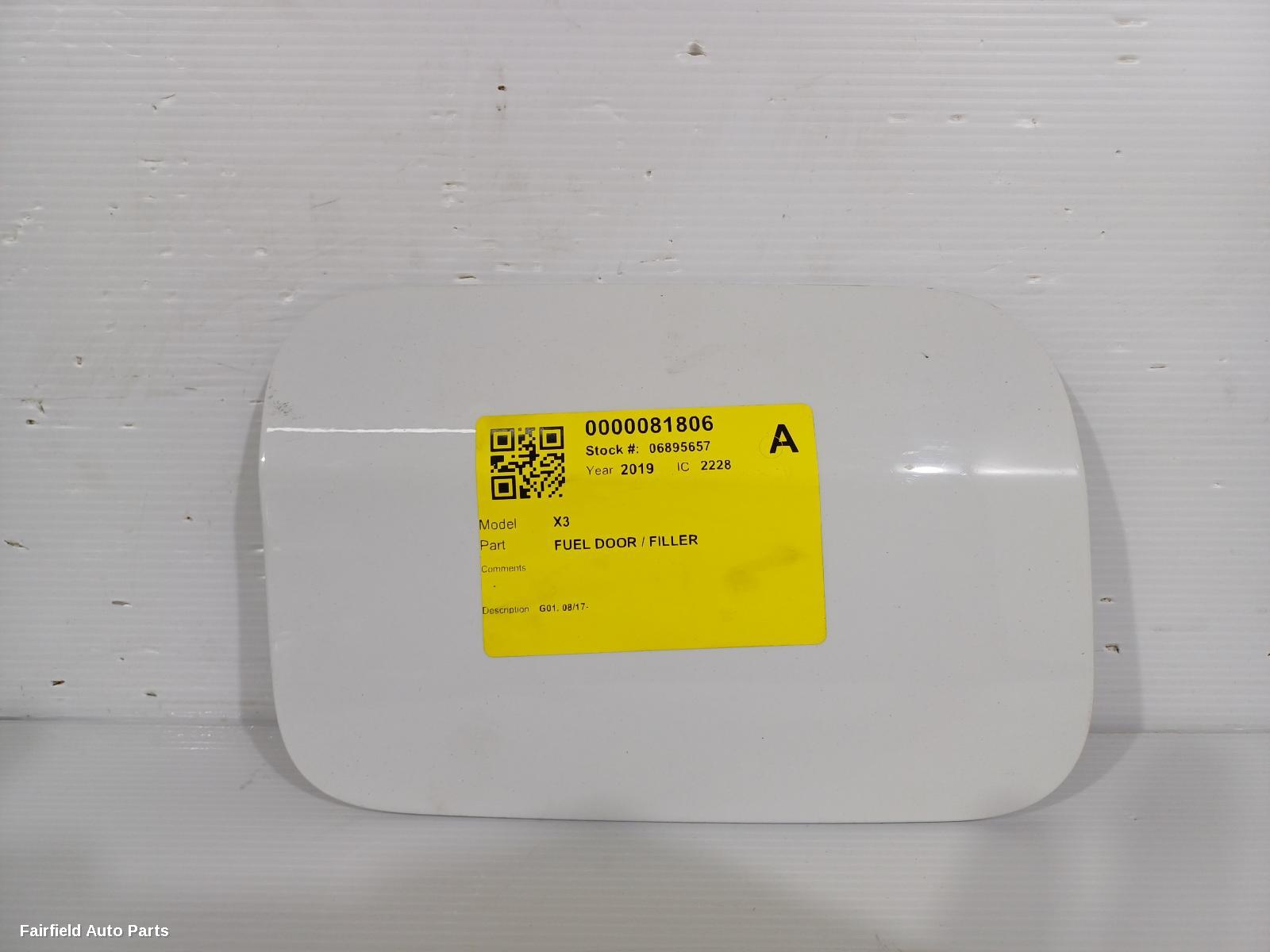 2017-2024 Bmw X3 Fuel Door Filler
