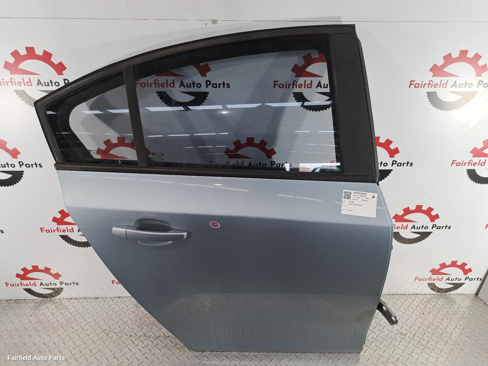 2009 Holden Cruze Right Rear Door Sliding