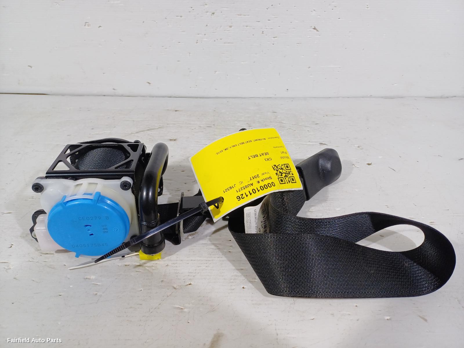 2015-2025 Mazda Cx3 Seatbelt Stalk
