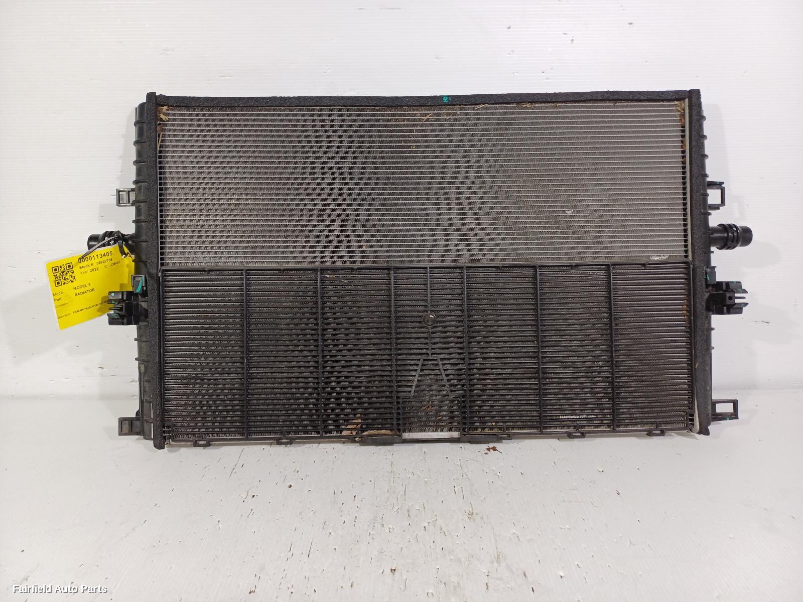 2019-2024 Tesla Model 3 Radiator