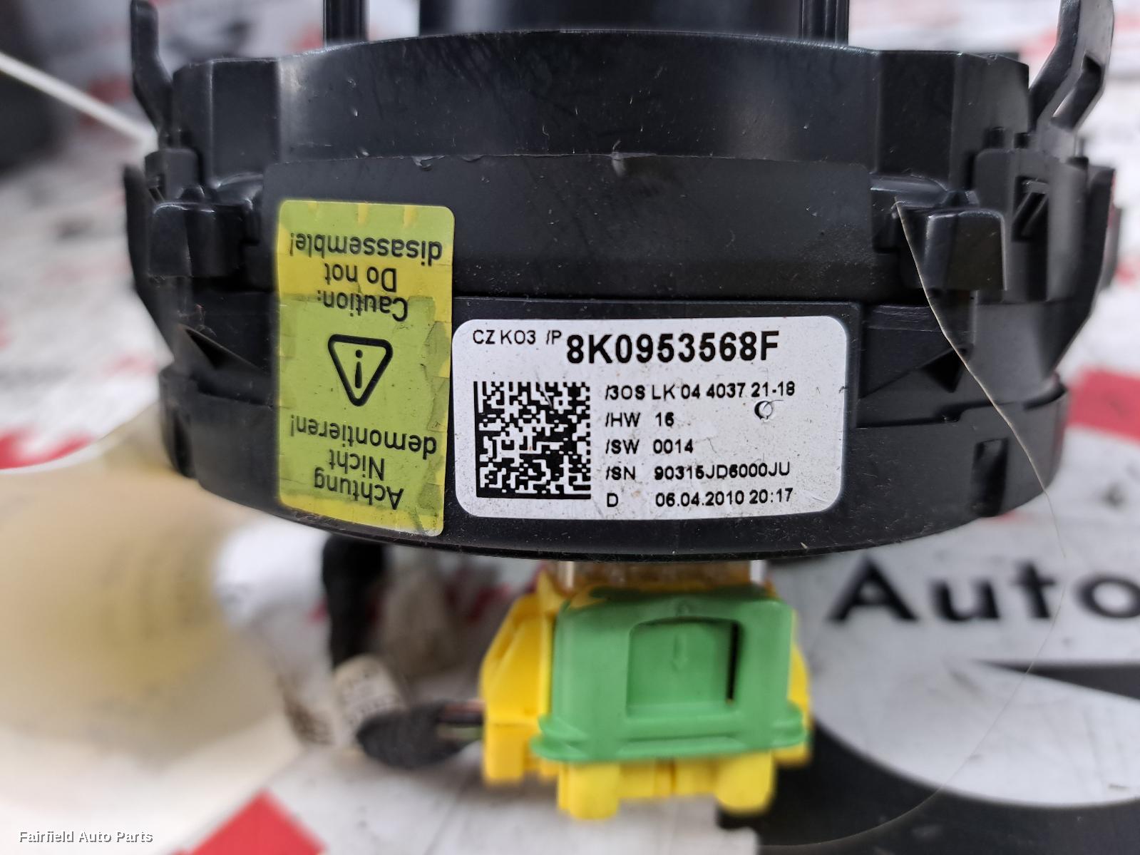 2009-2017 Audi Q5 Airbag Module Sensor