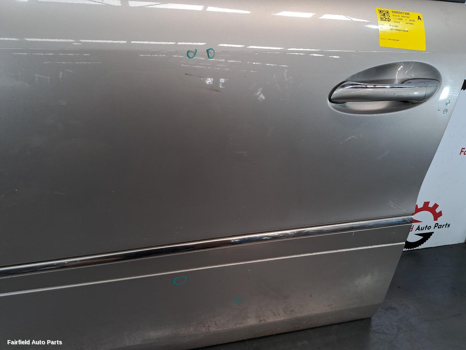 2005-2008 Mercedes M Class Left Front Door