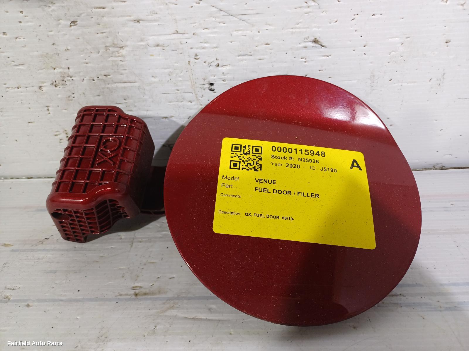 2019-2025 Hyundai Venue Fuel Door Filler