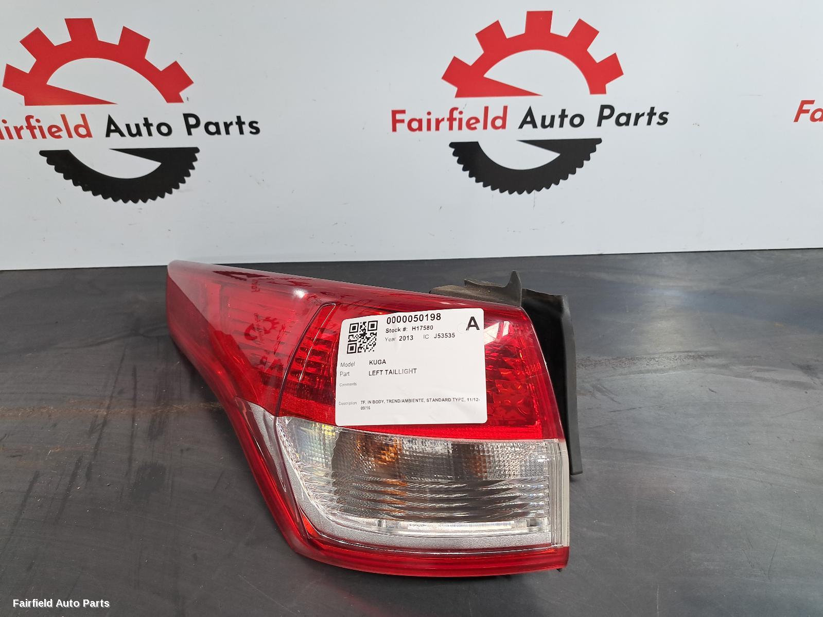 2013 Ford Kuga Left Taillight