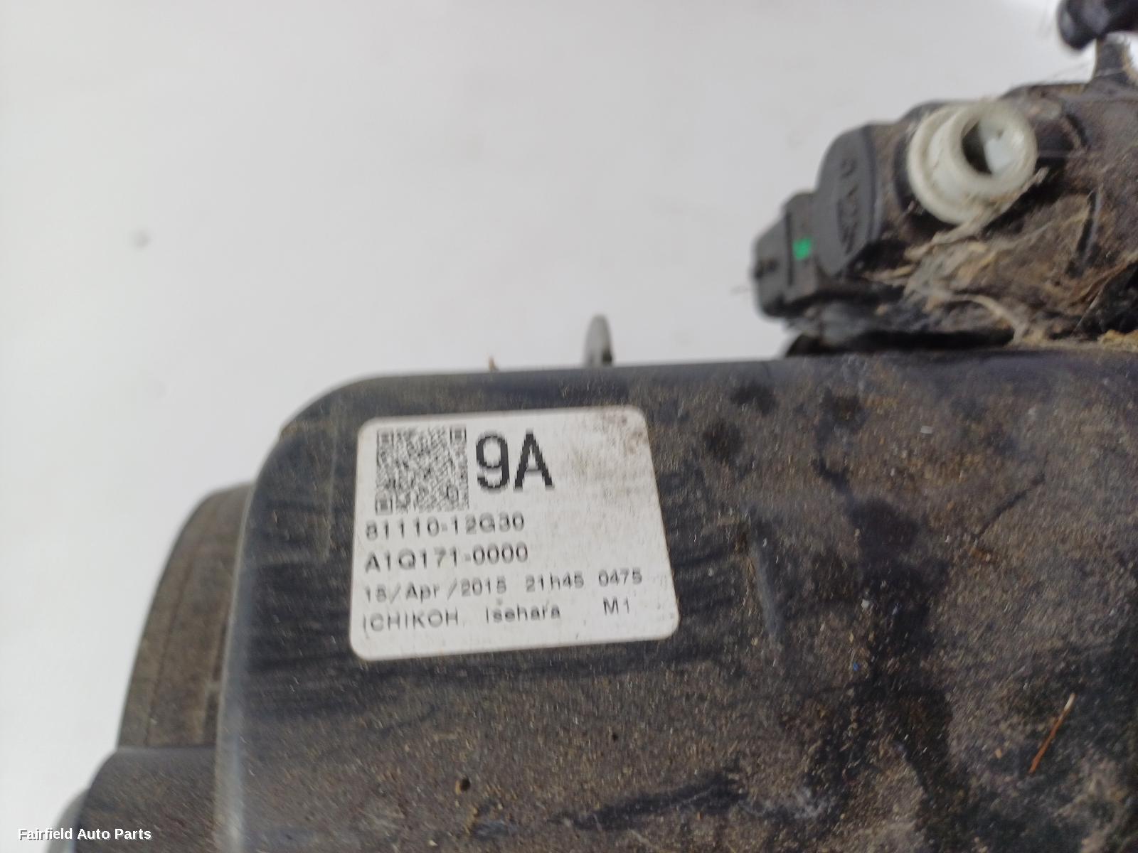 2015-2018 Toyota Corolla Right Headlamp