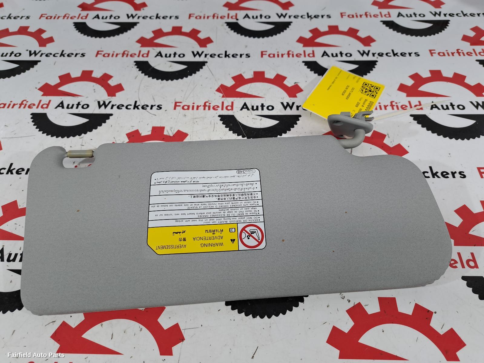 2006-2009 Mitsubishi Outlander Sunvisor