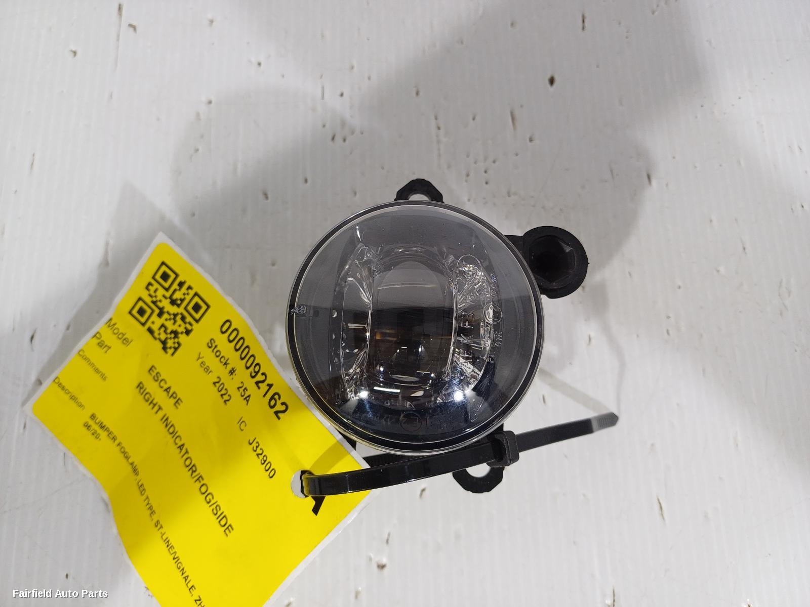 2020-2025 Ford Escape Right Indicator Fog Side