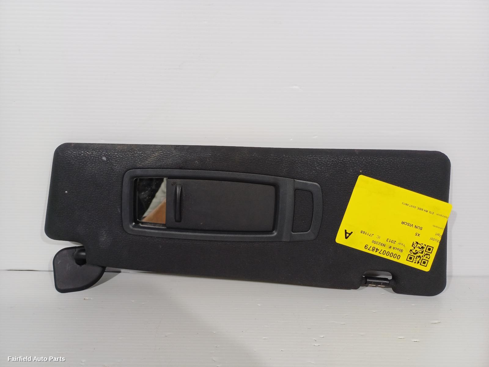 2007-2013 Bmw X5 Sunvisor