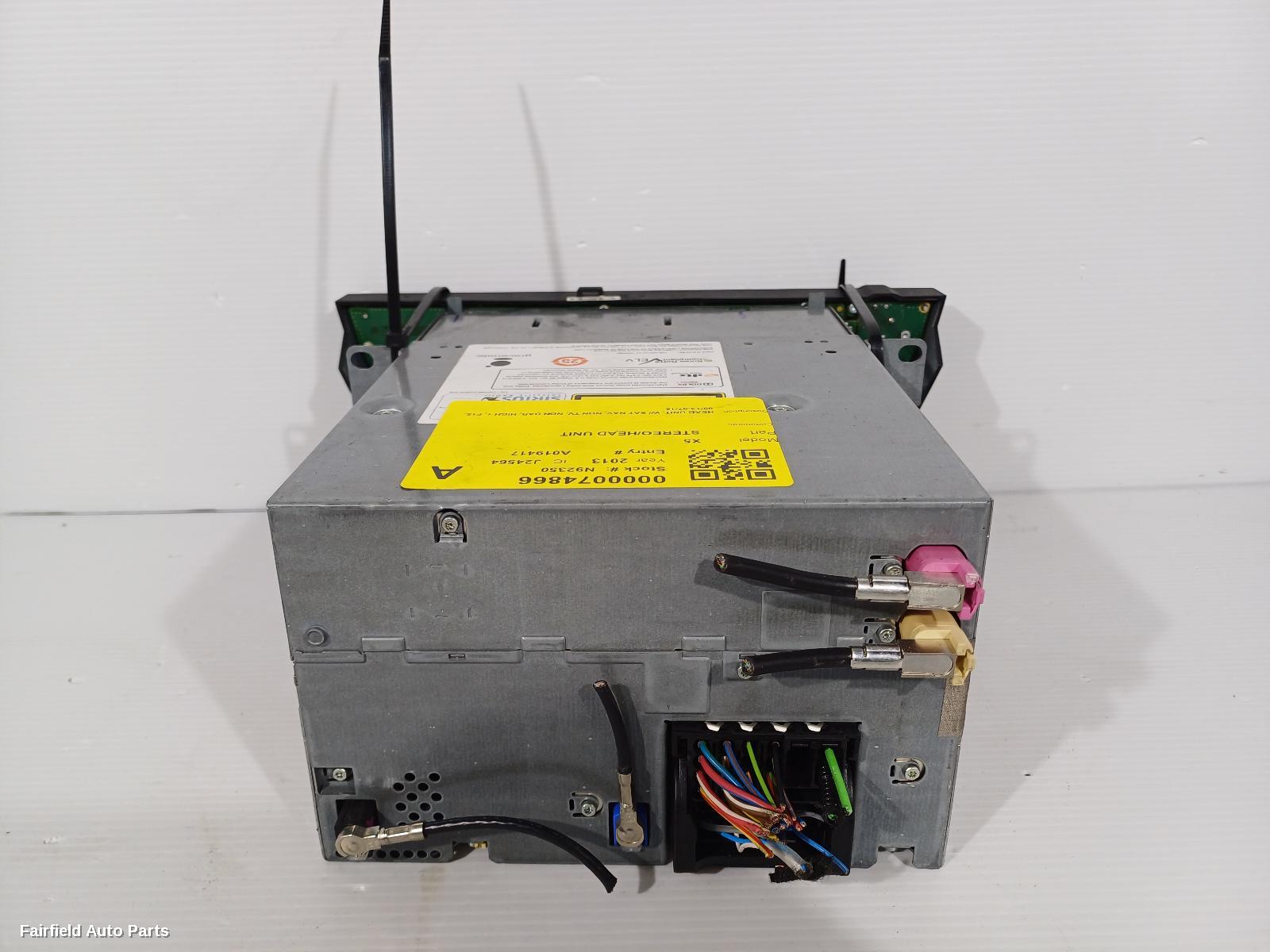2013-2018 Bmw X5 Radio Cd Dvd Sat Tv