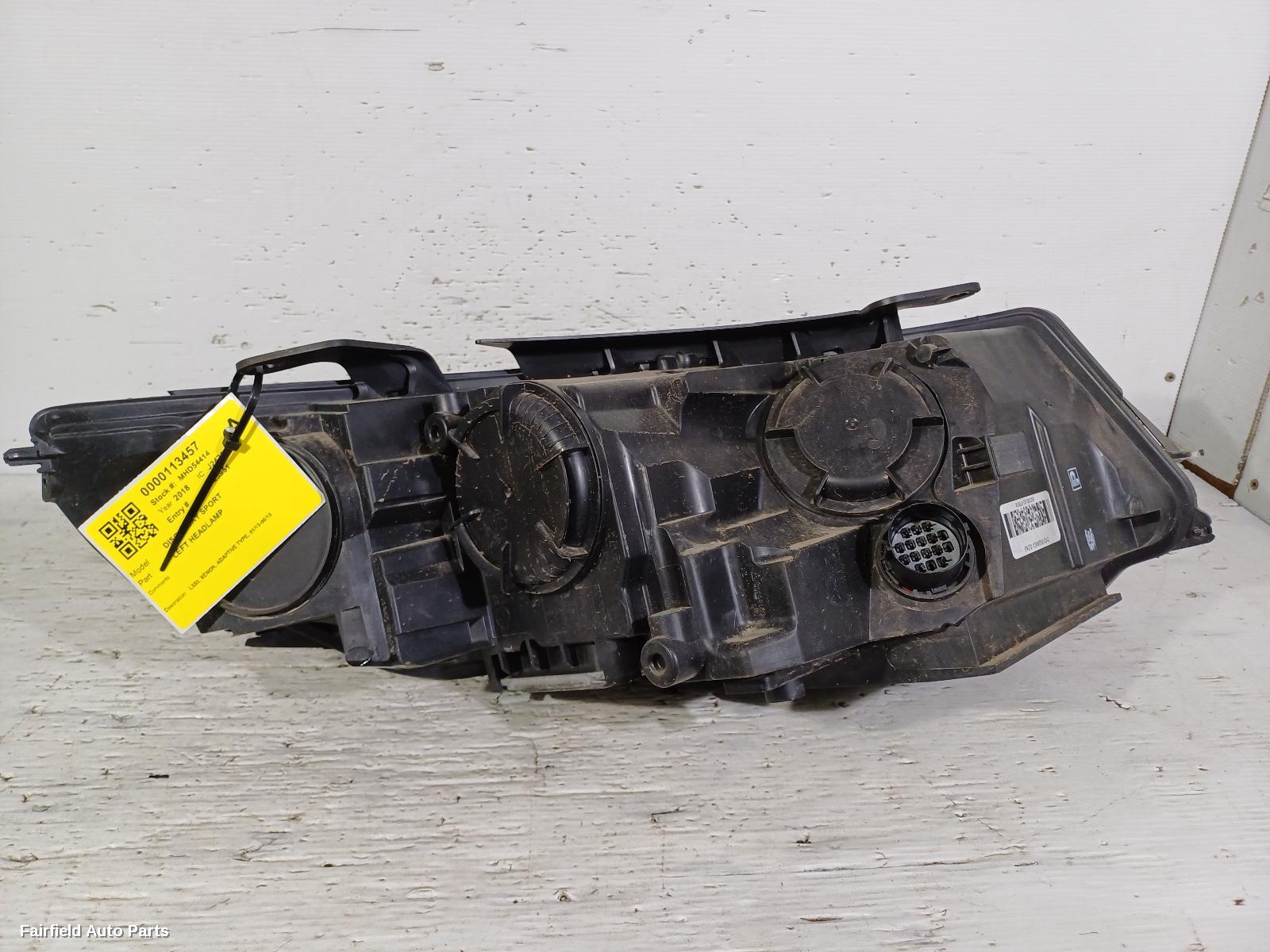 2015-2019 Land Rover Discovery Sport Left Headlamp