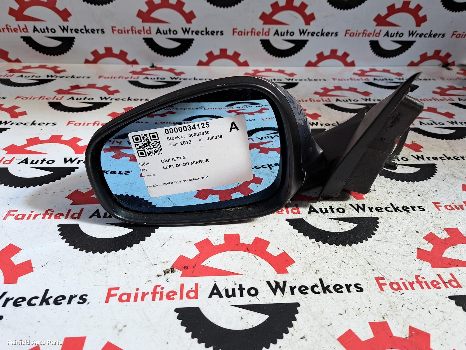 2011-2020 Alfa Romeo Giulietta Left Door Mirror