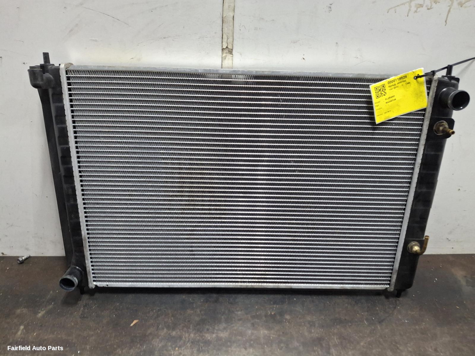 2010-2025 Nissan Elgrand Radiator