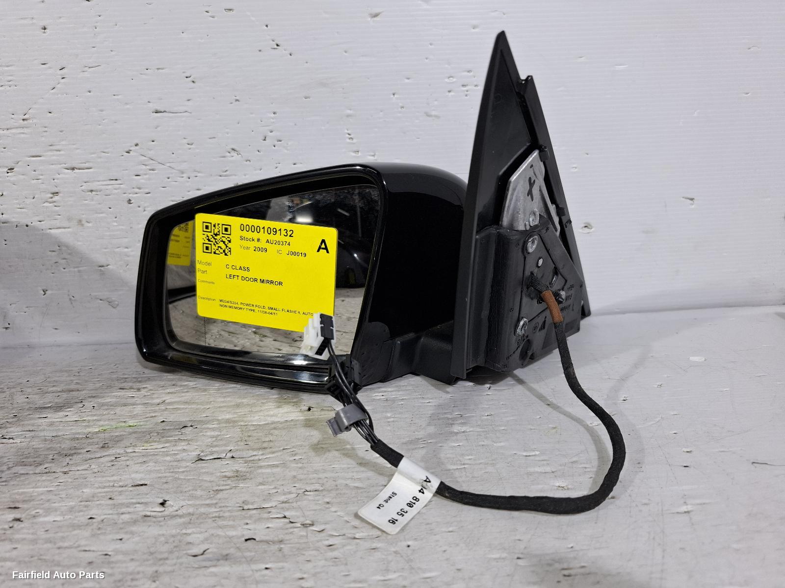 2008-2011 Mercedes C Class Left Door Mirror