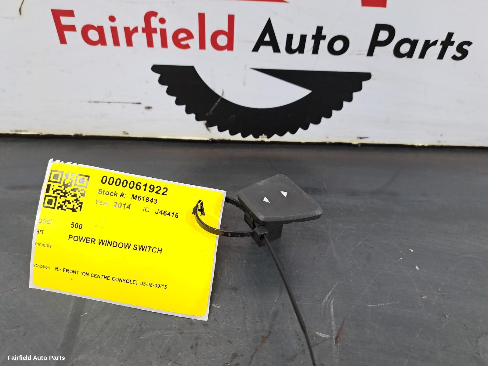 2008-2015 Fiat 500 Pwr Dr Wind Switch