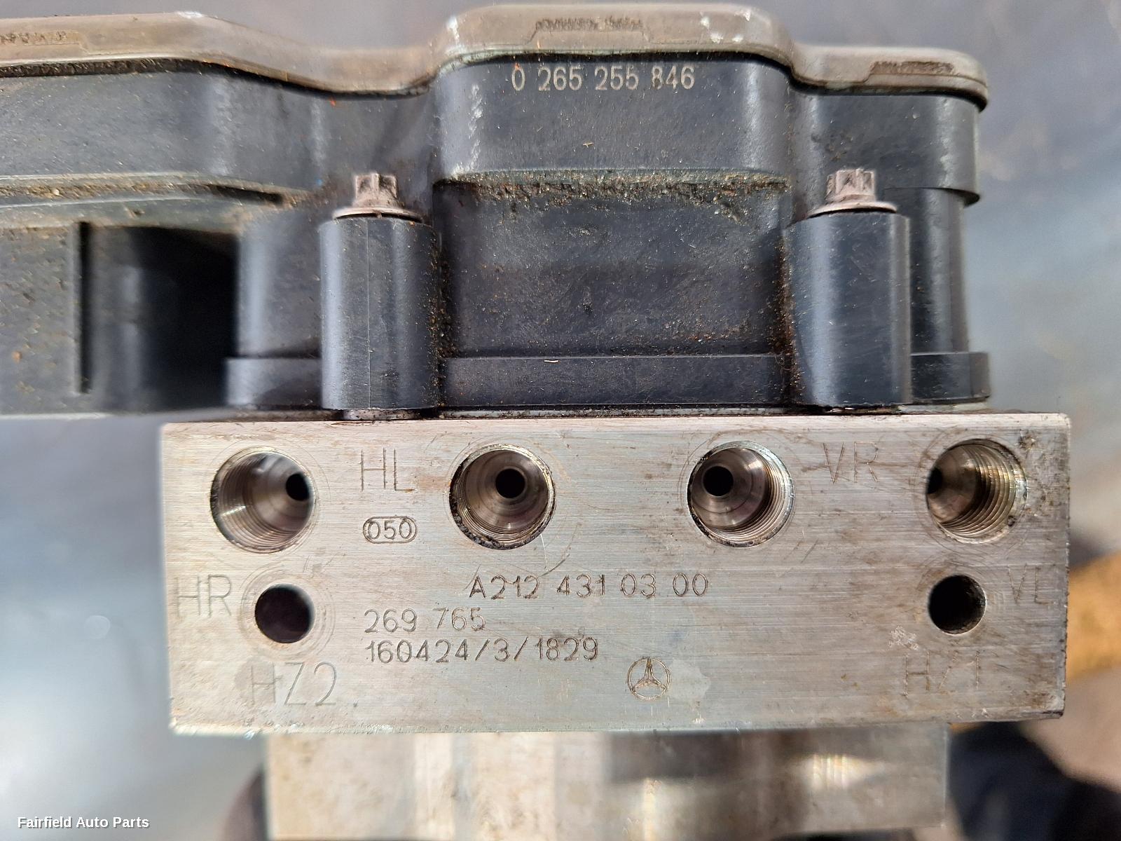 2011-2018 Mercedes Cls Class Abs Pump Modulator
