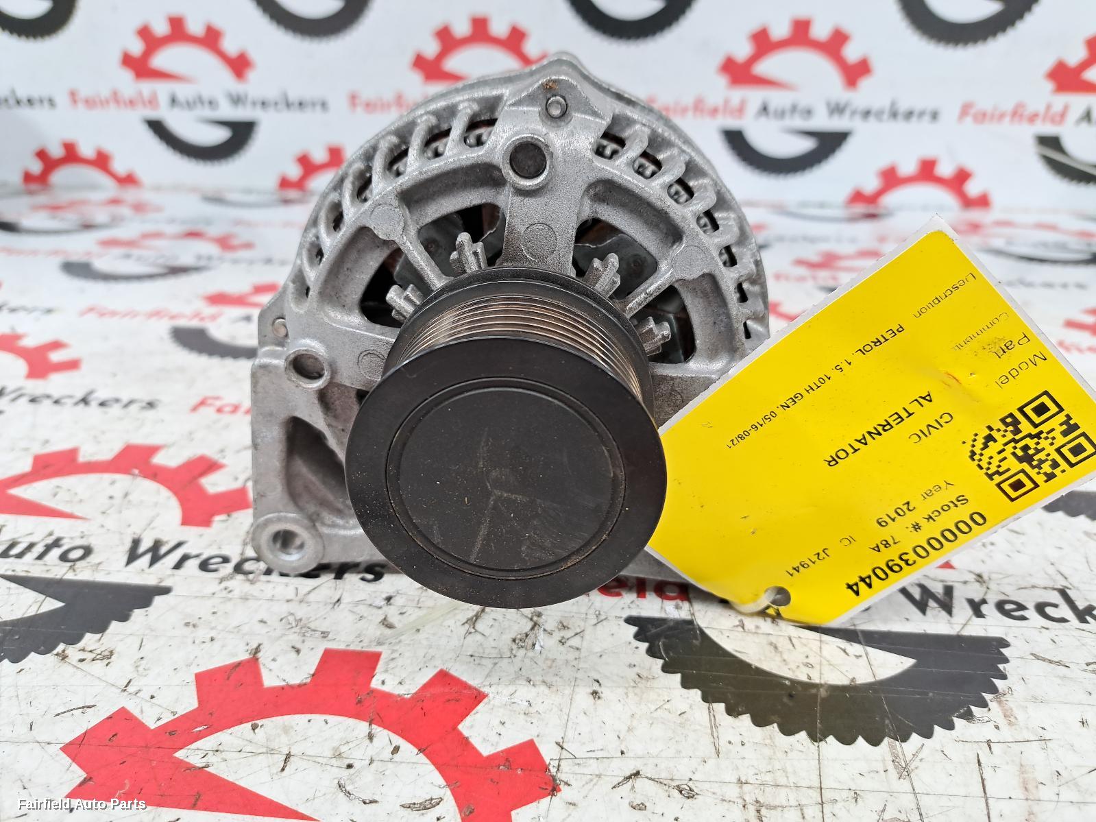 2016-2021 Honda Civic Alternator