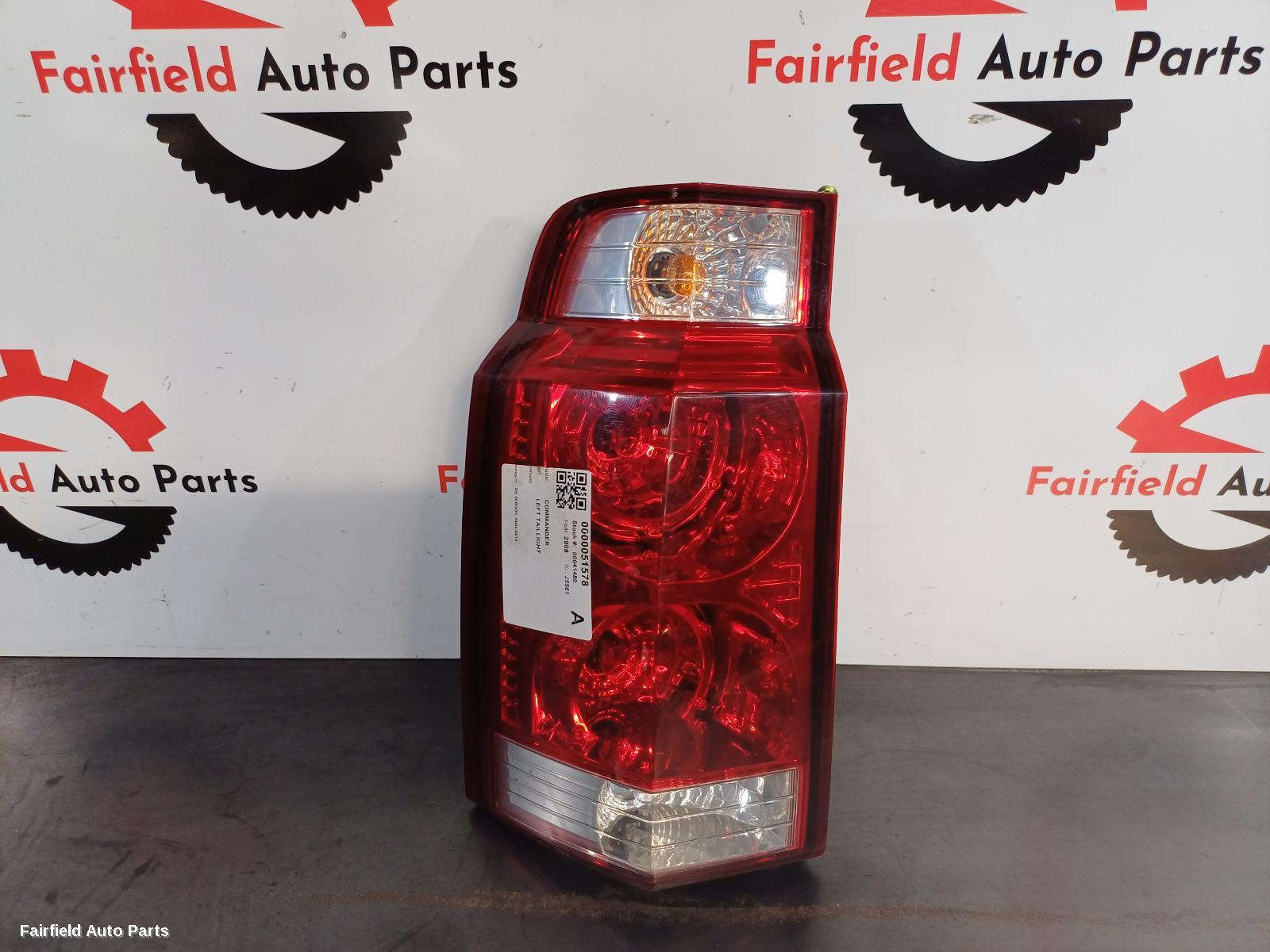 2006-2010 Jeep Commander Left Taillight