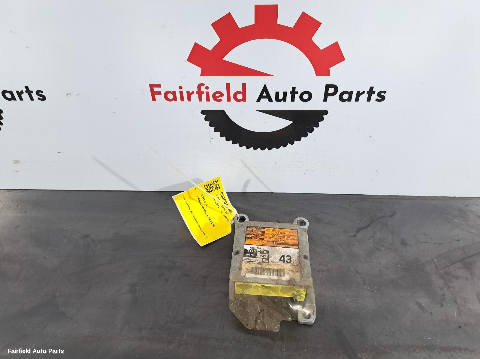 2004-2007 Toyota Corolla Airbag Module Sensor