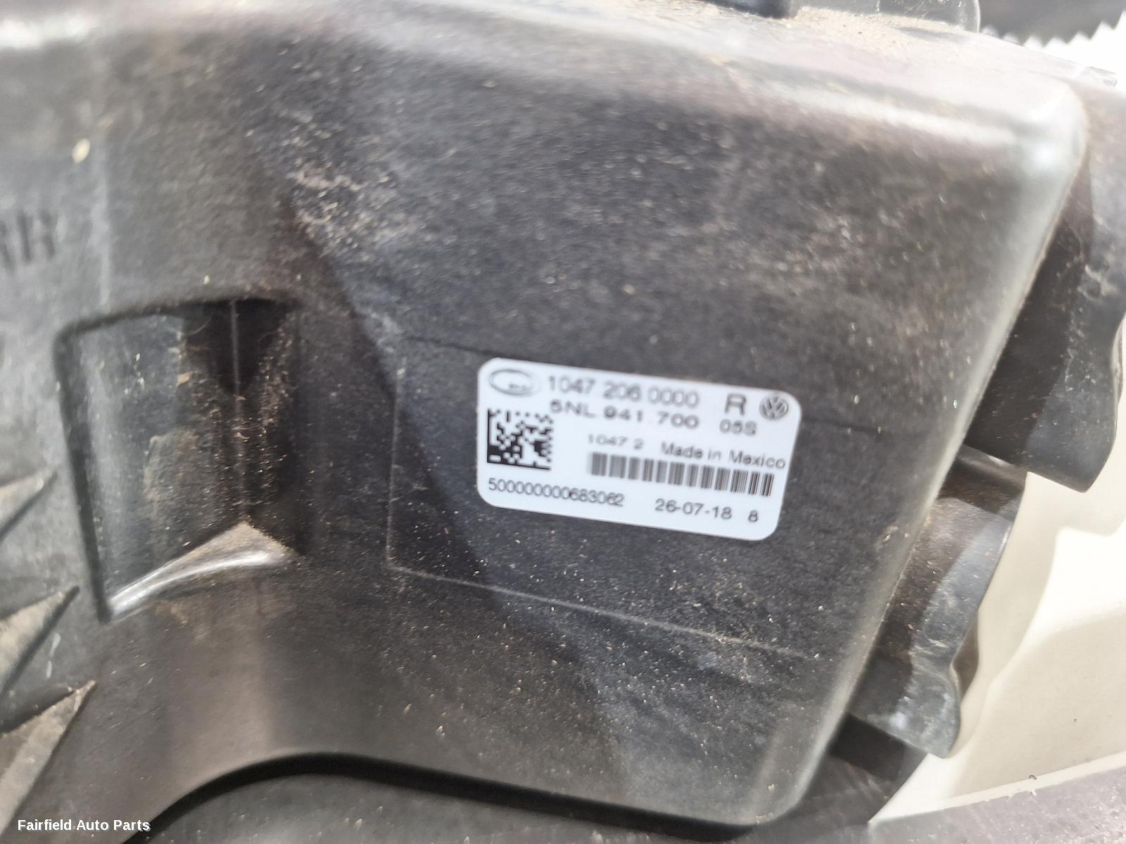 2015 Ford Everest Right Indicator Fog Side