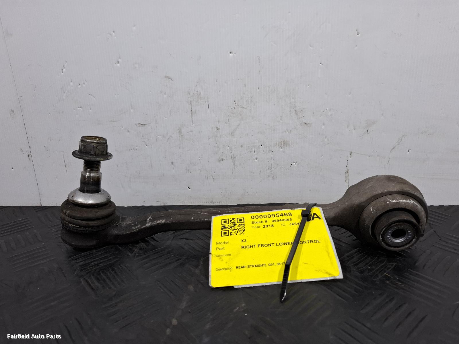 2017-2023 Bmw X3 Right Front Lower Control Arm
