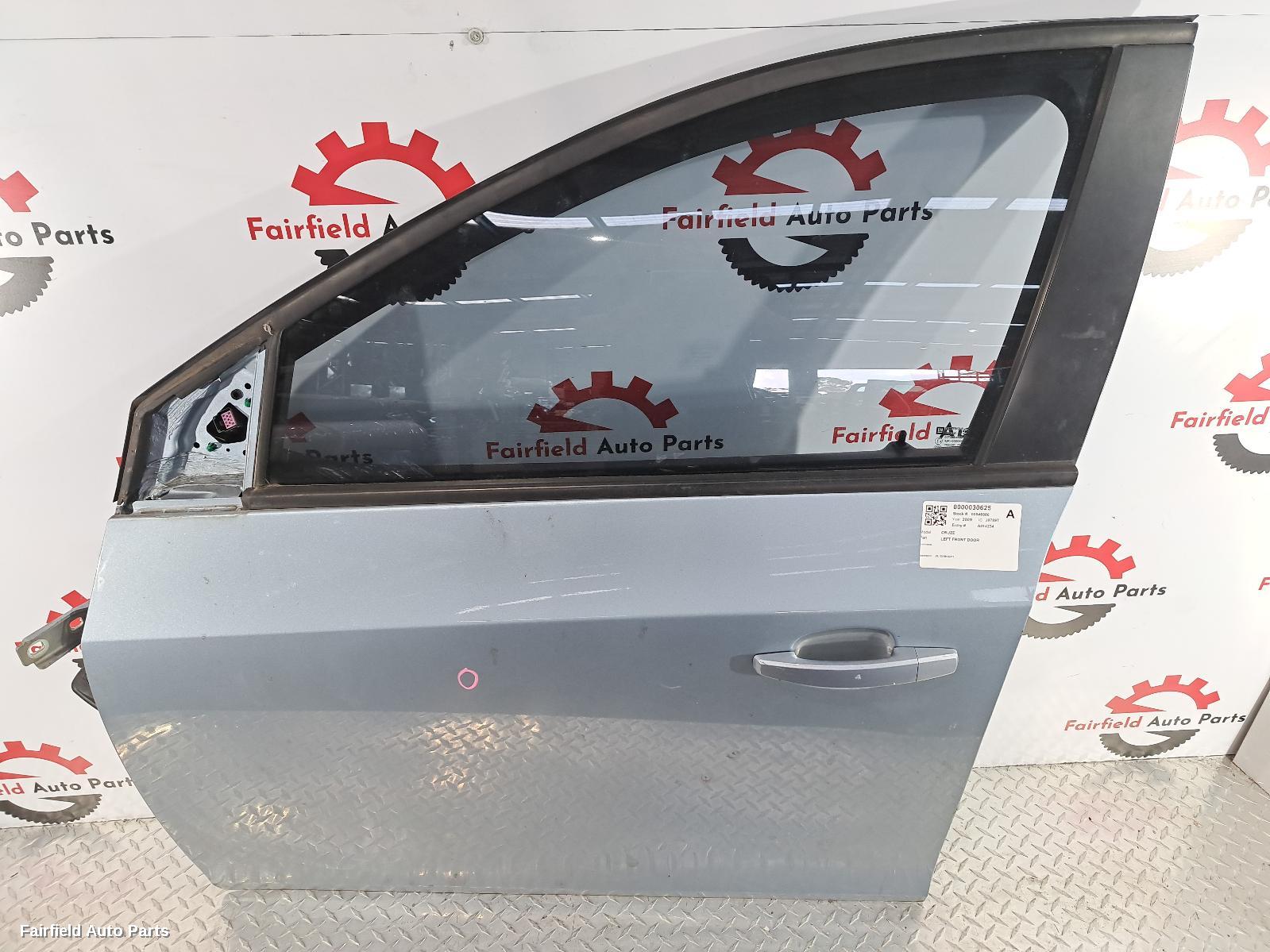 2009 Holden Cruze Left Front Door