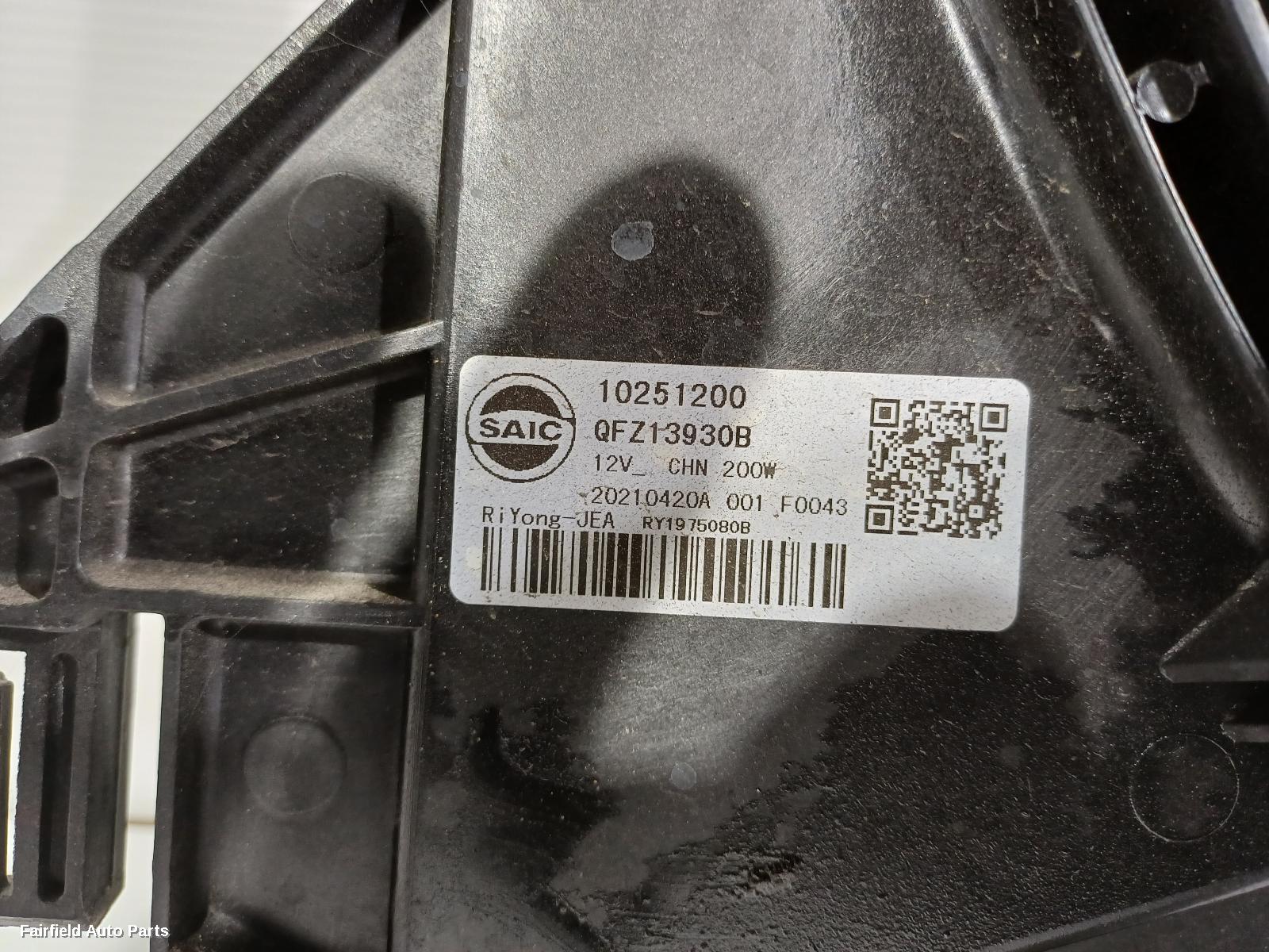 2016-2024 Mg Mg3 Fan