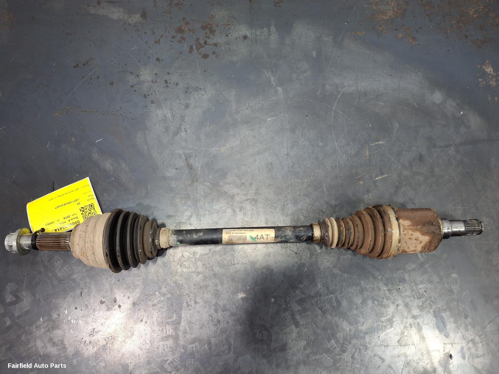 2017-2024 Mg Zs Left Driveshaft