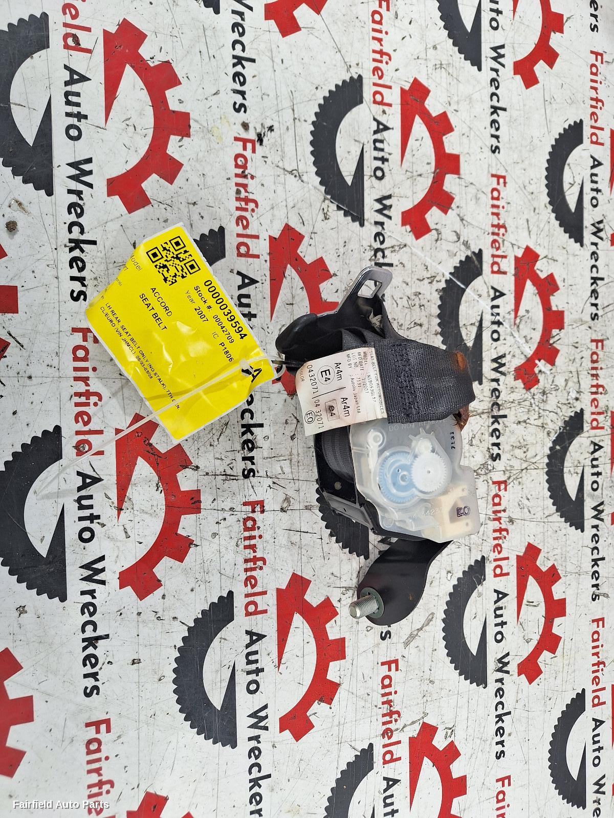 2003-2008 Honda Accord Seatbelt Stalk