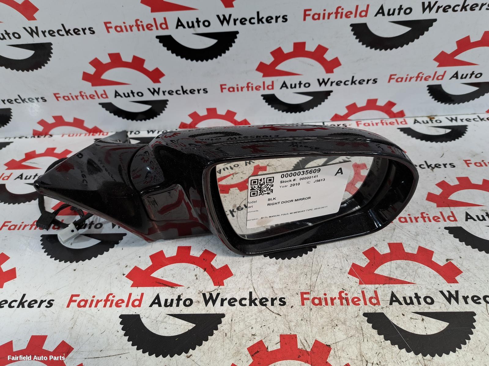 2004-2011 Mercedes Slk Right Door Mirror