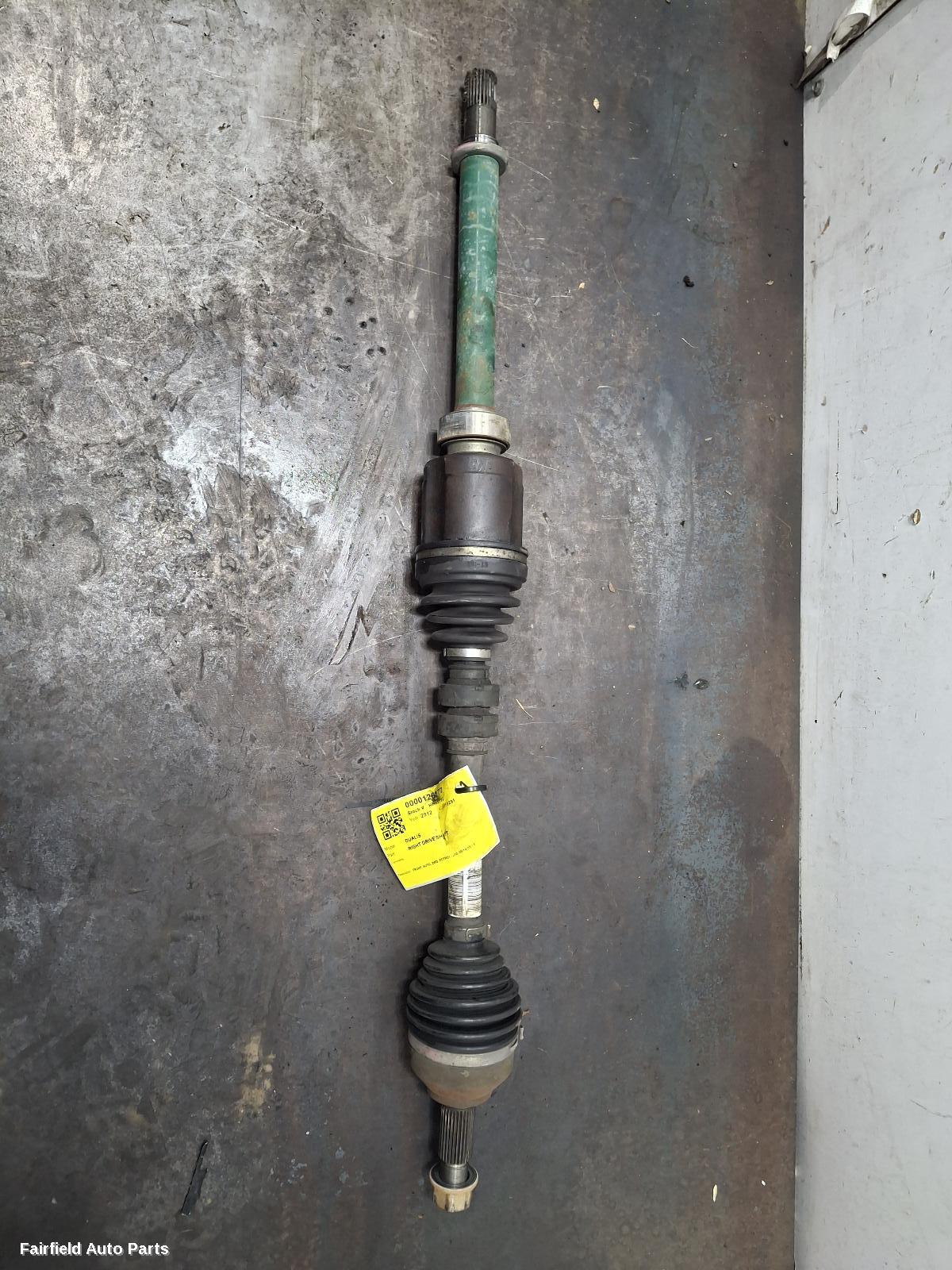 2007-2014 Nissan Dualis Right Driveshaft