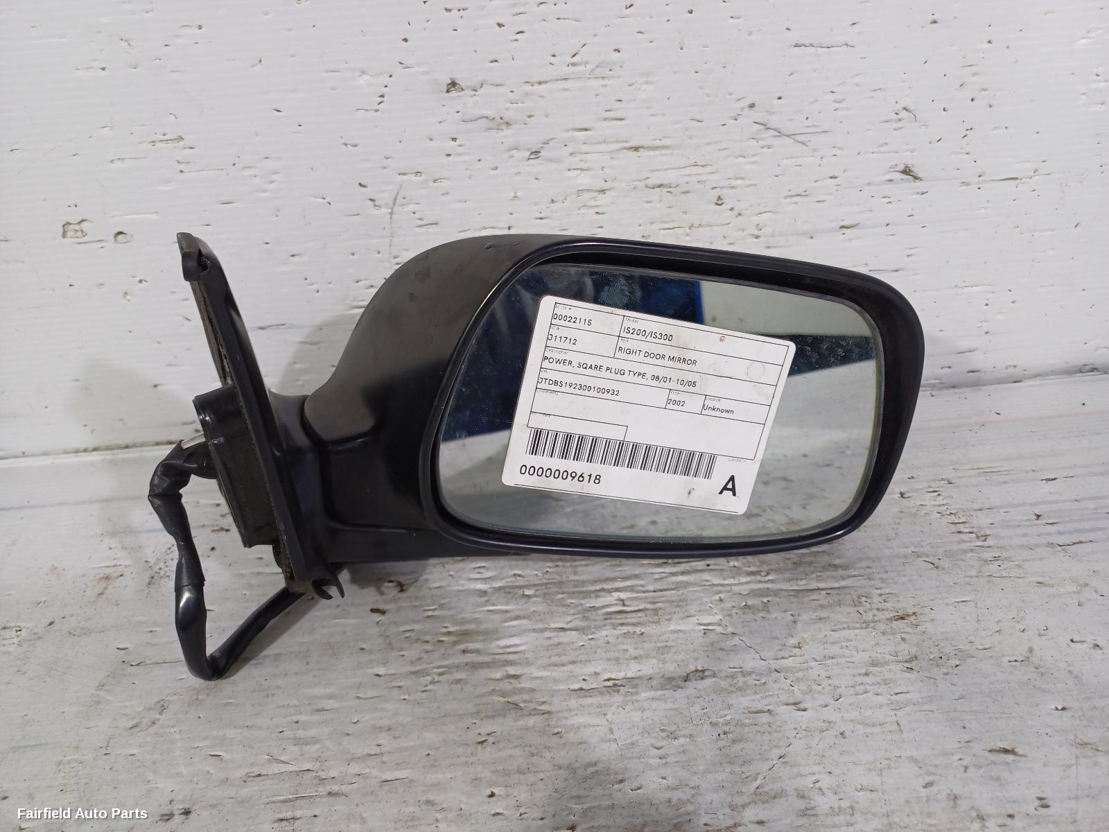 2001-2005 Lexus Is200/is300 Right Door Mirror