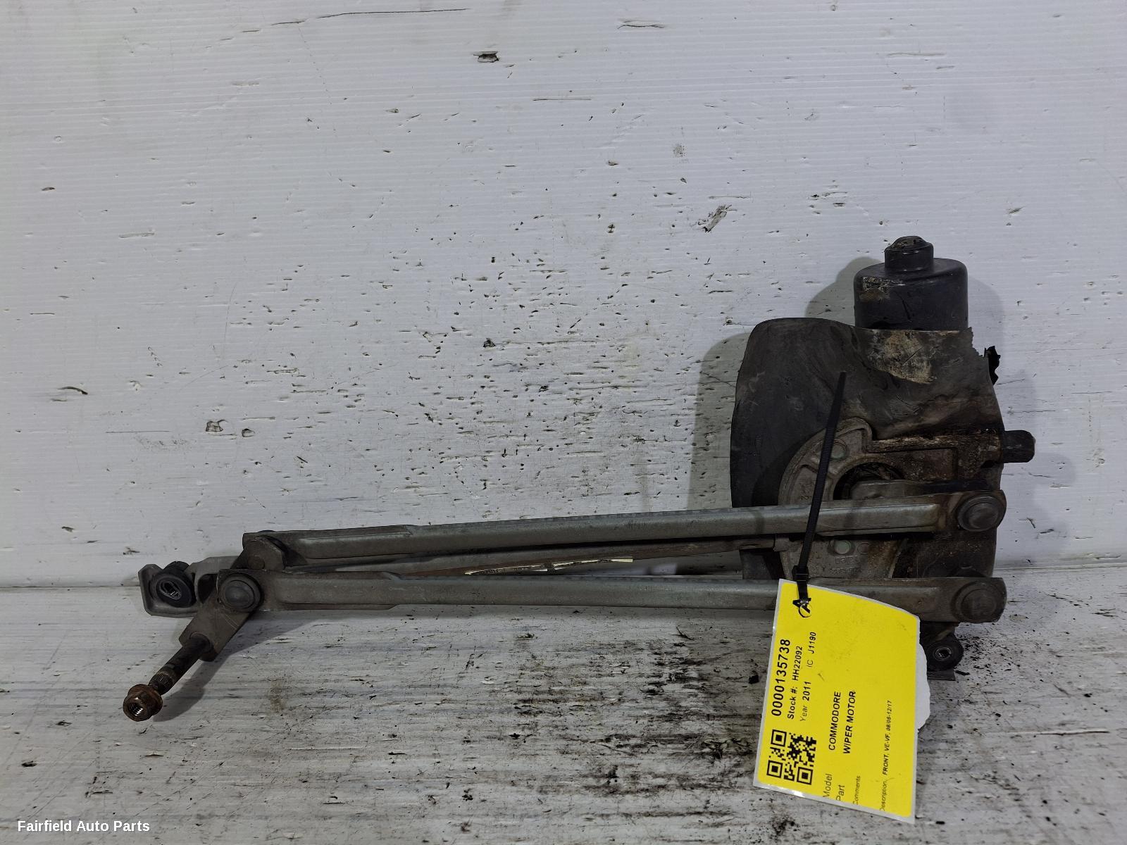 2006-2017 Holden Commodore Wiper Motor